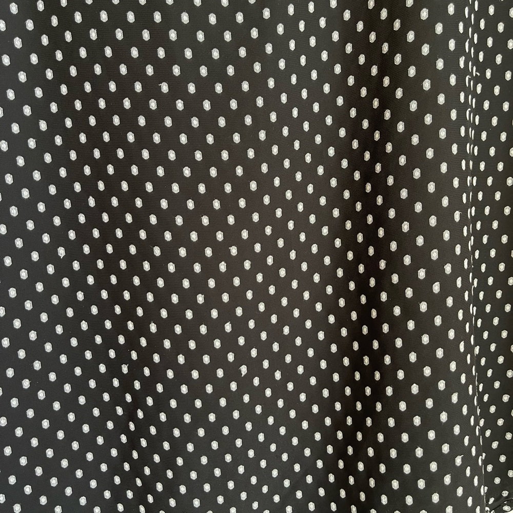 LOFT Black Polka Dot Flutter Sleeve Blouse - Picture 3 of 9